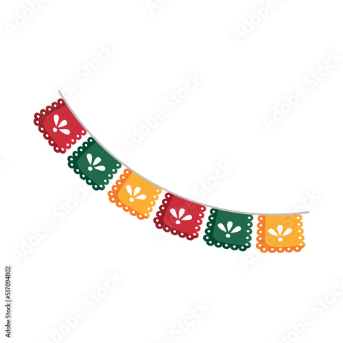 mexican celebration garlands hanging