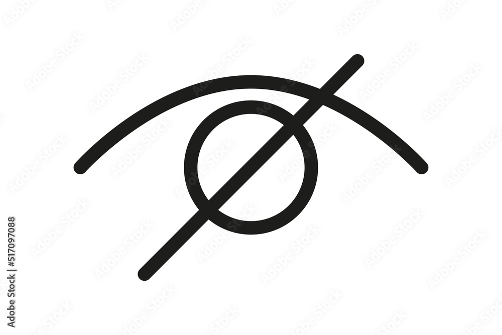 Sensitive content icon. Icon for data privacy and mature content display. Outline vector illustration isolated in white background Sensitive content icon. Icon for data privacy and mature content display. Outline vector illustration isolated in white background