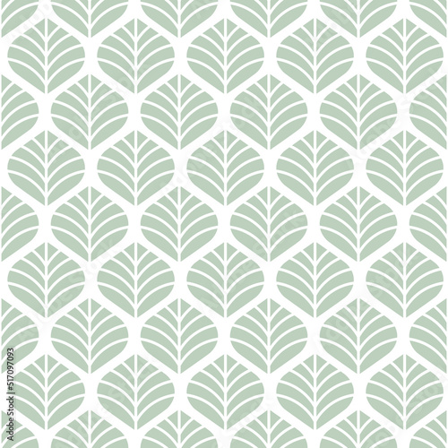 Beautiful leaves pattern background. Pattern Botanical motif decoration, green nature leaf, blade, foliage, leaflet, needle vector design. ornament for wallpaper, wrap.
