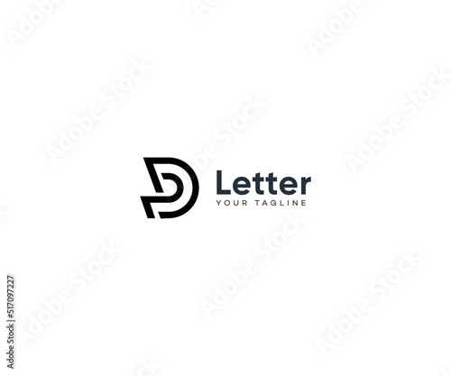 DP, PD, D Letter Logo Vector Template Abstract Monogram Symbol