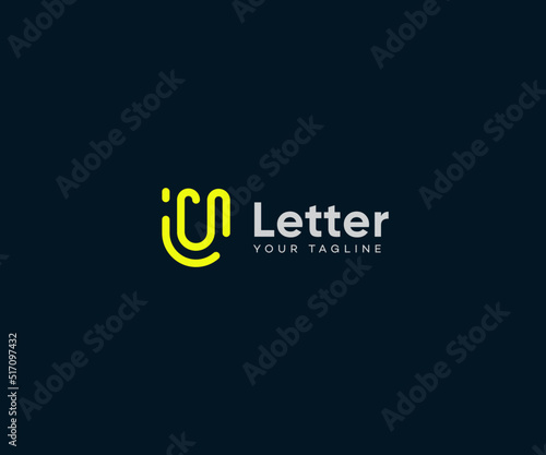 U Letter Logo Vector Template Abstract Monogram Symbol