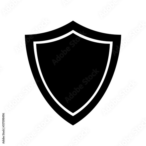 Free Download Shield icon, full black. Vector illustration, suitable for content design, website, poster, banner, or video editing needs - GFXLoad
