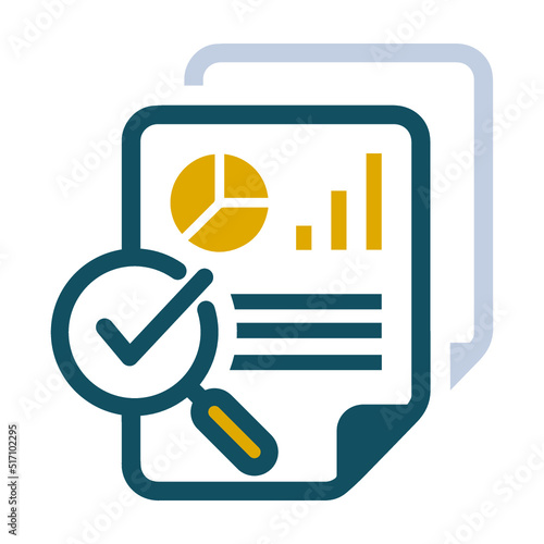 Audit, result, controling icon