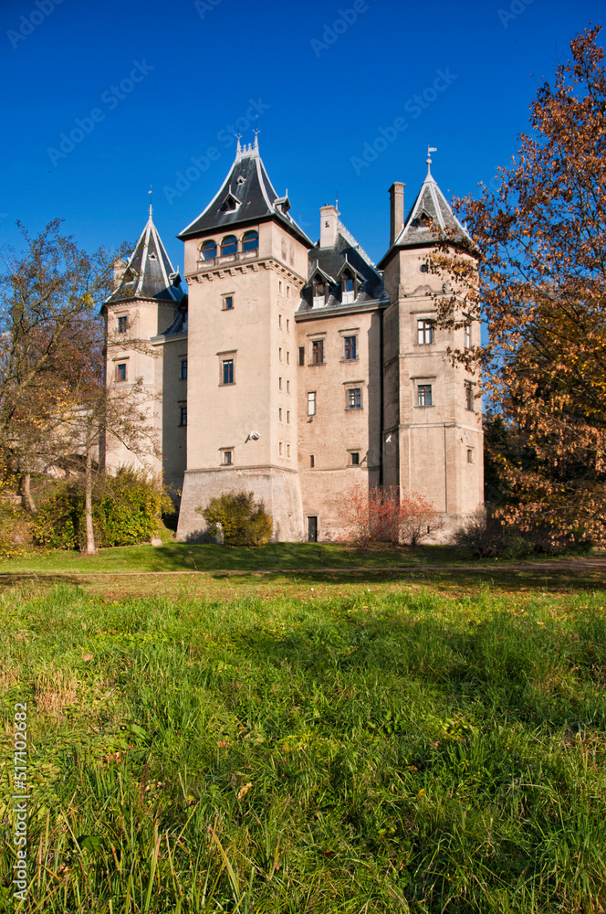 Castle in autumn in Gołuchów Castle in autumn in Gołuchów