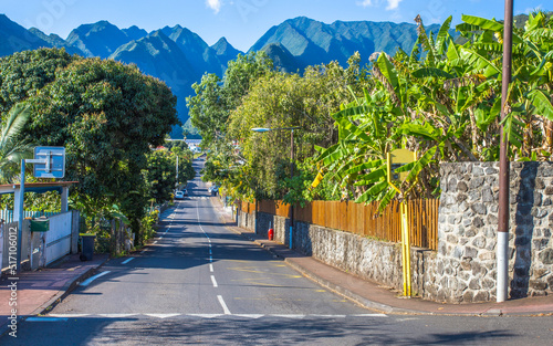 village De l’Entre-Deux, île la Réunion 