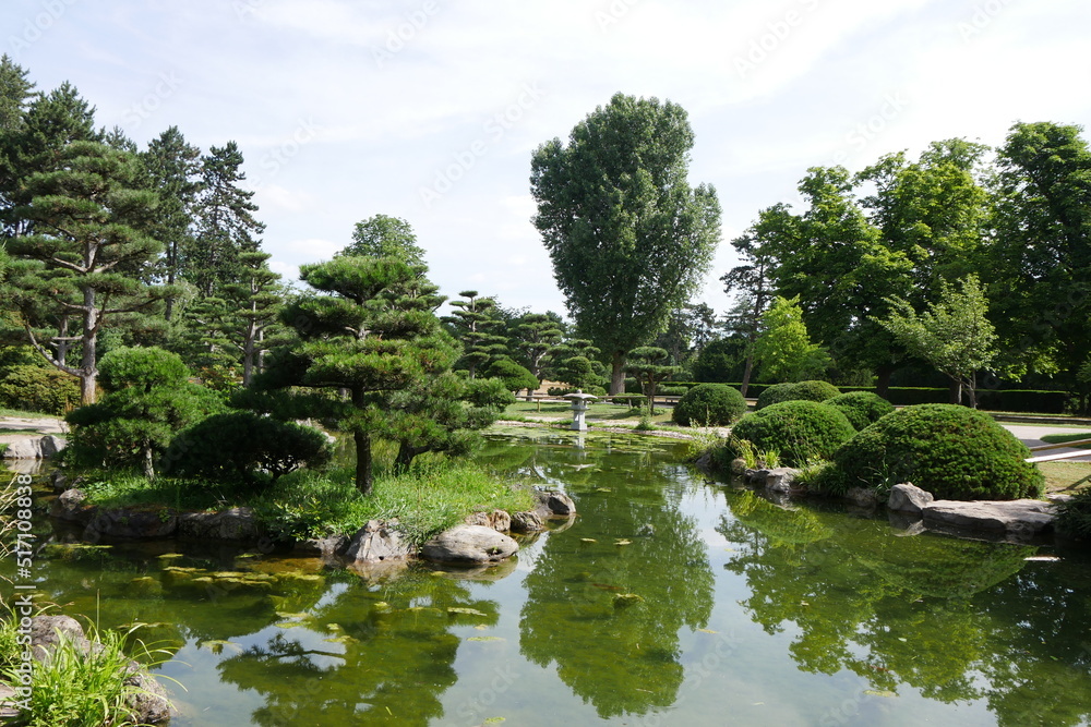 Japanischer Garten im Nordpark von Düsseldorf