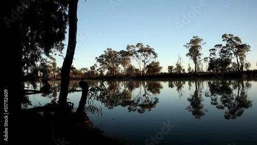 Sunrise over the Murray River - Loxton, South Australia photo