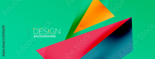 Background abstract overlapping shapes. Minimal composition vector illustration for wallpaper banner background or landing page