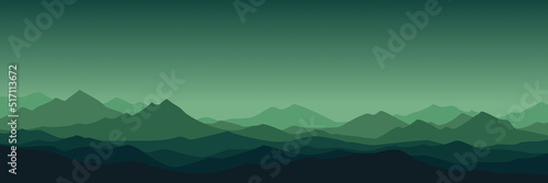sunset landscape mountain scenery vector illustration for pattern background, wallpaper vector illustration for  background, wallpaper, background template, backdrop design, and design template