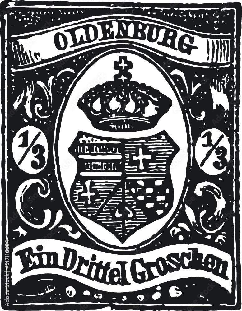 Obraz premium Vintage Postal Stamp, Postage Stamp, Mail Stamps in Vector