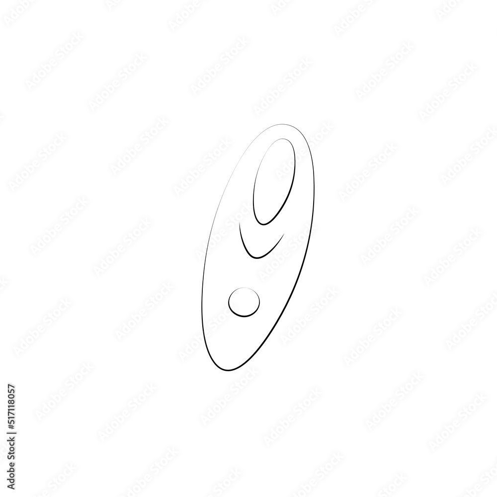 Vibrating pulsating face massager. Lymphatic drainage and tightening gadget for beauty youth and health. Silicone device for delicate massage and masturbation. Vector sketch illustration Vibrating pulsating face massager. Lymphatic drainage and tightening gadget for beauty youth and health. Silicone device for delicate massage and masturbation. Vector sketch illustration