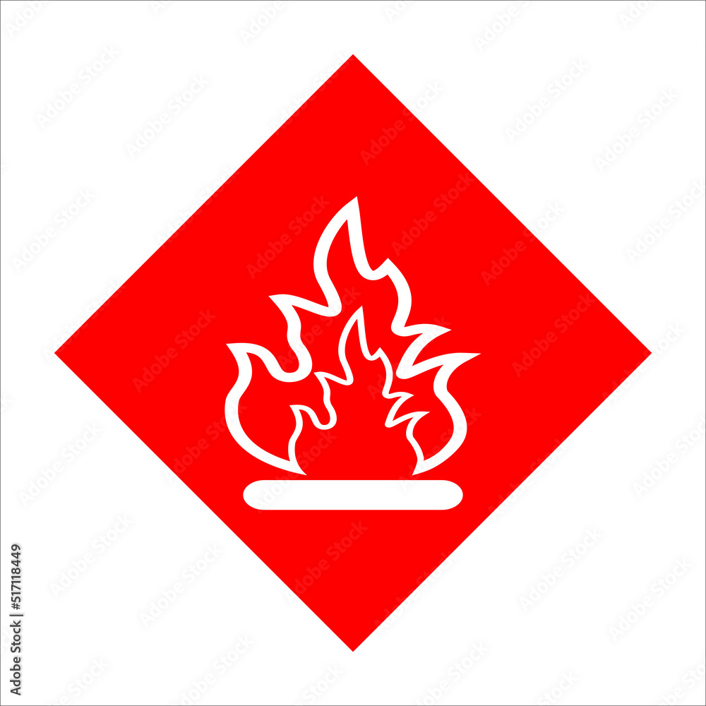 flammable icon vector design template flammable icon vector design template