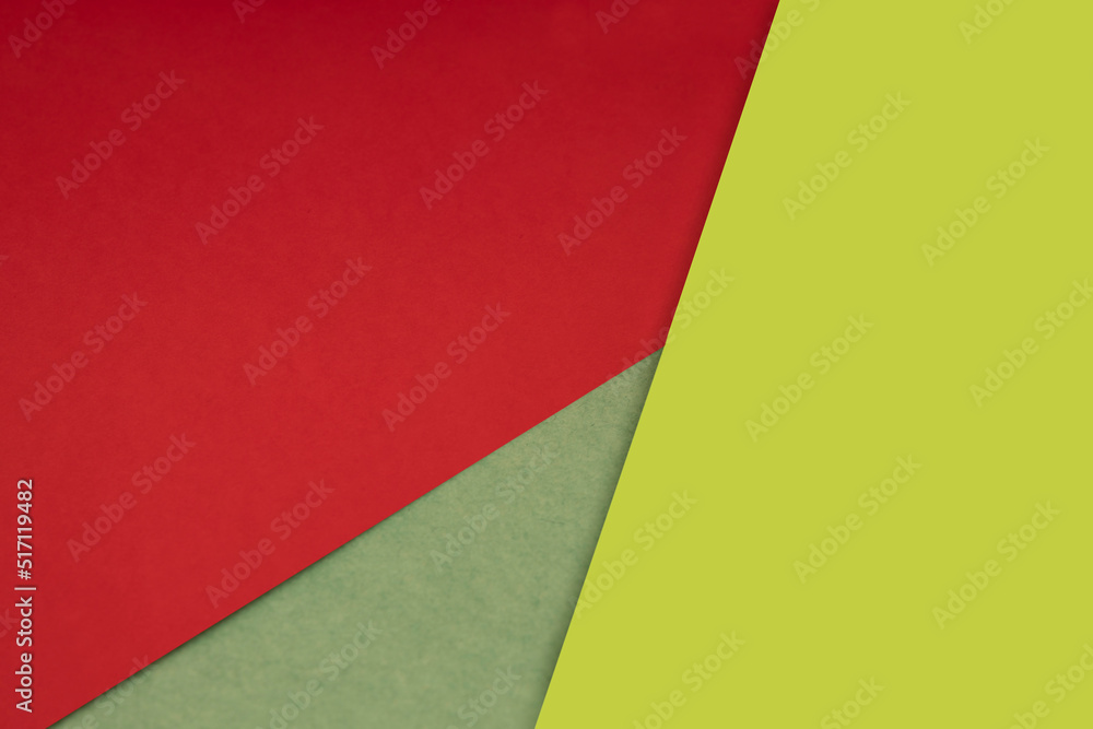 Dark and light, Plain and Textured Shades of red yellow green papers background lines intersecting to form a triangle shape Dark and light, Plain and Textured Shades of red yellow green papers background lines intersecting to form a triangle shape