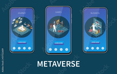 Metaverse Banners Set