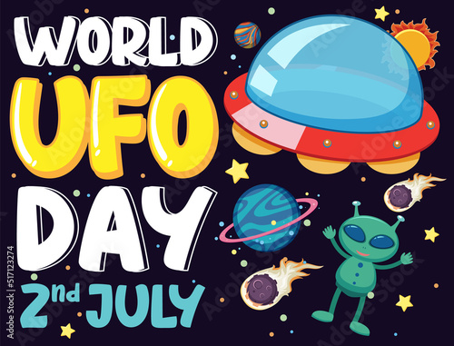 World UFO Day Poster Design