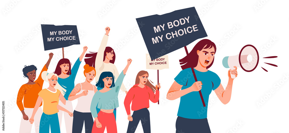 My Body My Choice. Women's rights. Women's rights to abortion. Women ...