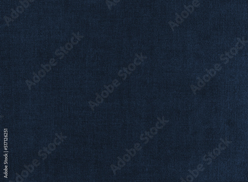 背景用の紺色のベロアの布のテクスチャ