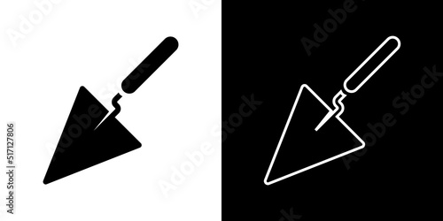 Clean putty knife icon