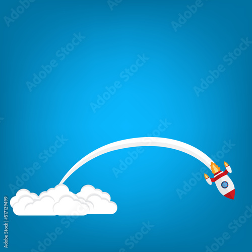 Fail  launch. Fail start up business, new business risk or unexpected entrepreneur bankruptcy concept.