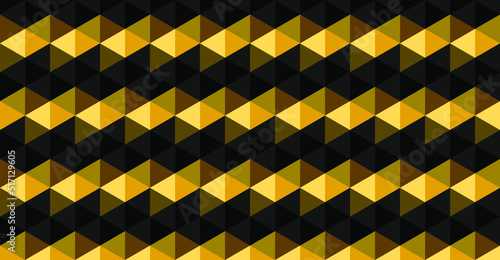 Orange Yellow and Black Abstract background. Vector design. Geometric pattern. Gold Geometric backdrop Patterns. Luxury gold Backgrounds. Glowing gold illustration. Triangles. Polygonal Mosaic pattern