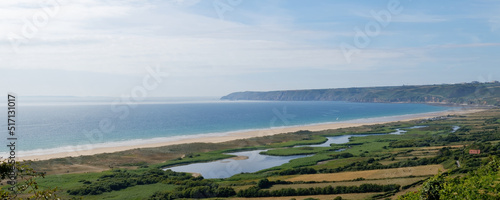 Normandie-Manche-Cotentin- plage et relief côtier