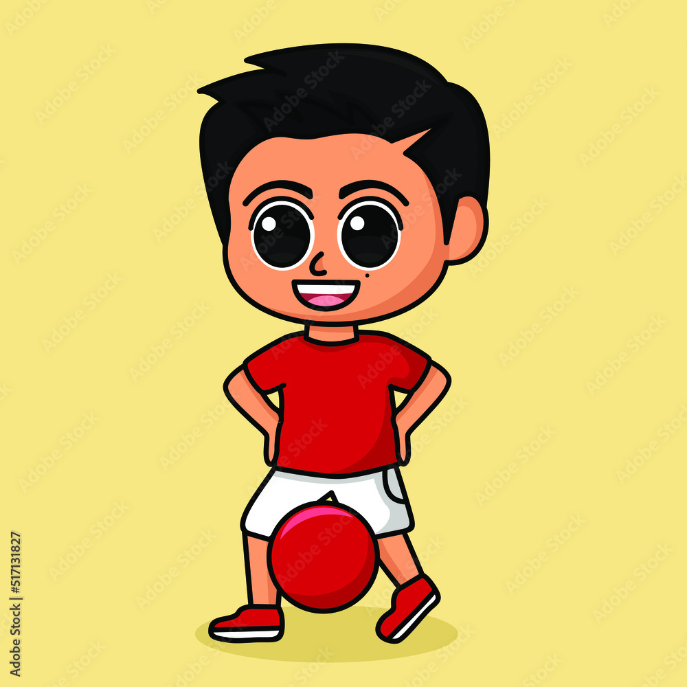 Vector illustration of children running balloon race Vector illustration of children running balloon race