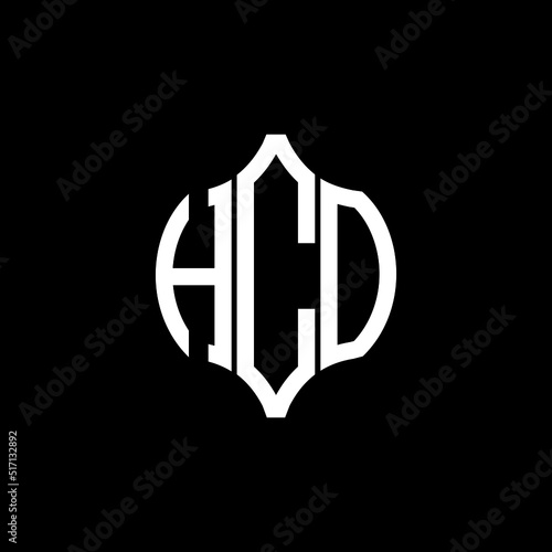 HCO letter logo. HCO best black background vector image. HCO Monogram logo design for entrepreneur and business.
 photo