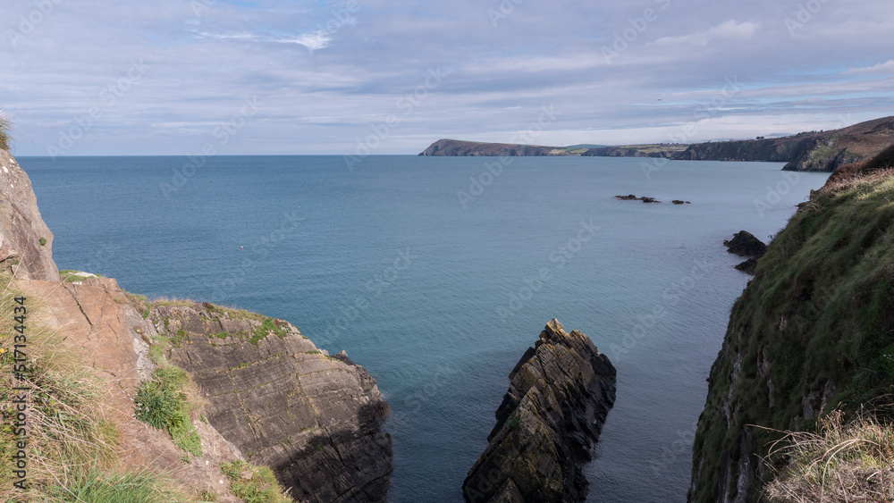he cliffs at Fishguard in Pembrokeshire