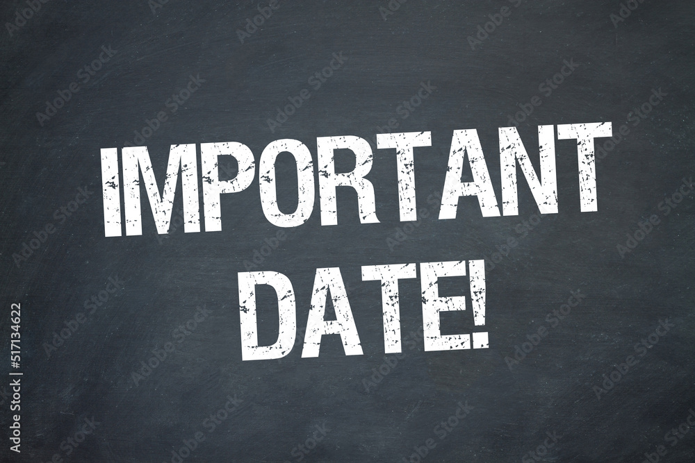 Obraz premium Important date!