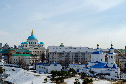 View from the observation deck of the Kremlin to Kazan Republic of Tatarstan Russia
