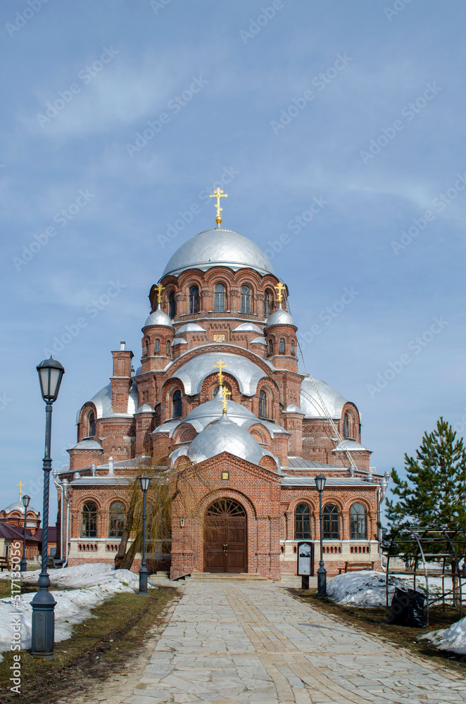 Cathedral of Mother of God of All Who Sorrow in Sviyazhsk Republic of Tatarstan Russia