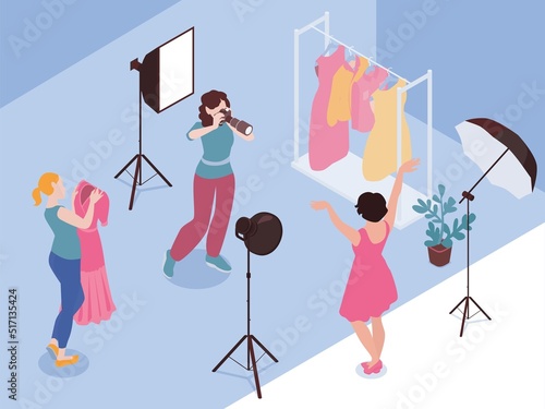 Fashion Photo Session Illustration