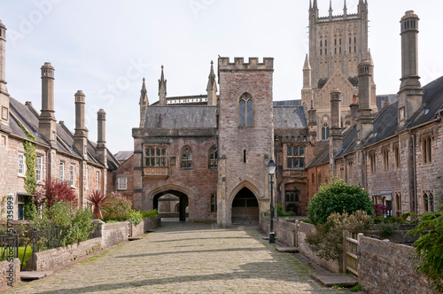 Vicar's Close, City of Wells, Somerset, England