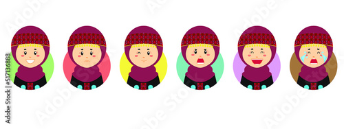 Jordania Avatar with Various Expression