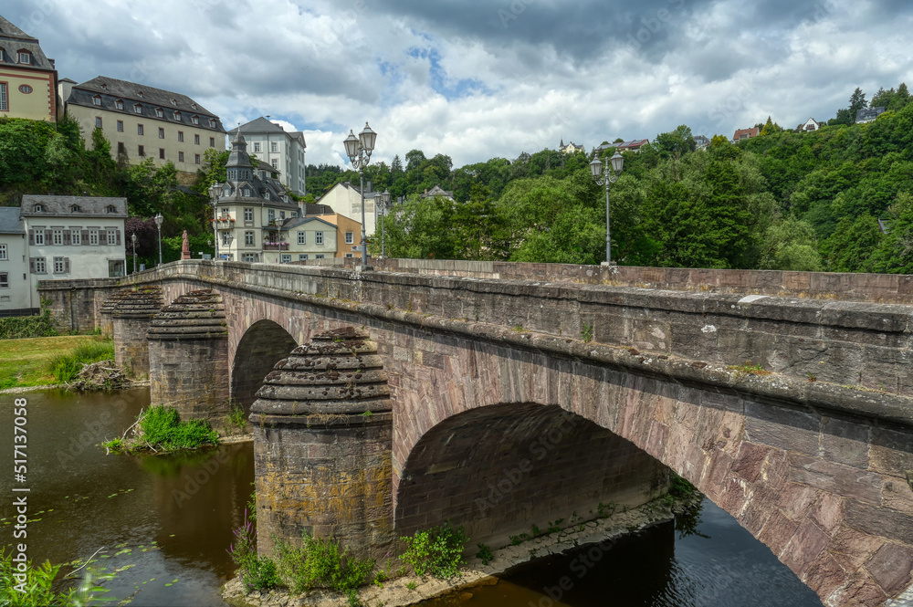 Historische Brücke zur Altstadt von Weilburg