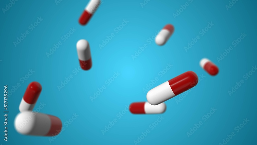 Tablet capsule healthcare and medical concept Tablet capsule healthcare and medical concept