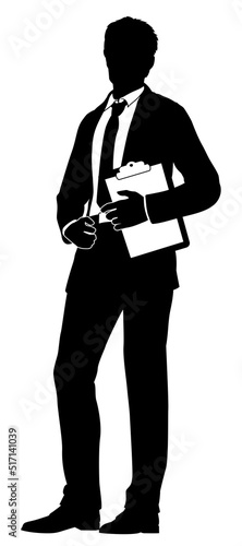 Business People Man With Cl...