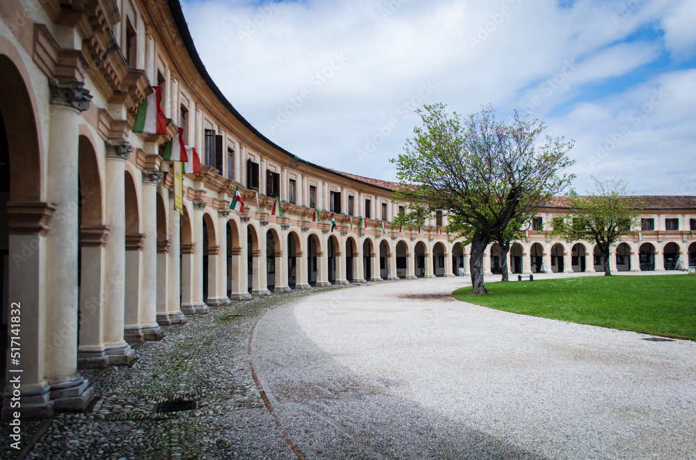 La rotonda dello storico borgo di Badoere lungo la Via Postumia, cammino che parte da Aquileia e arriva a Genova