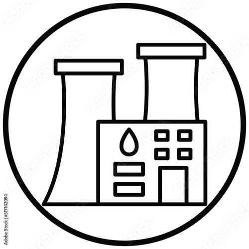 Power Plant Icon Style