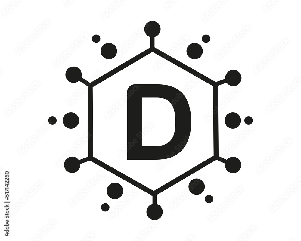 D Letter logo Design Vector with dots. D Letter logo Design Vector with dots.