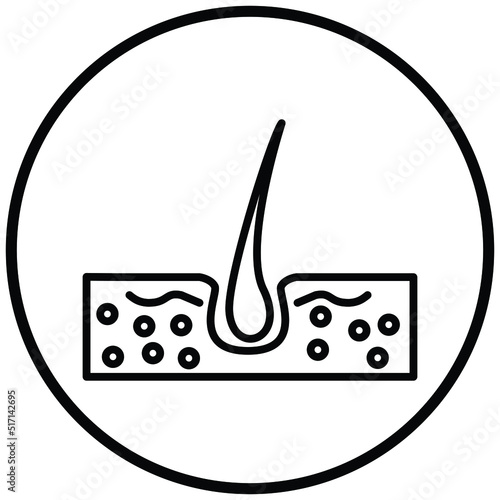 Skin Hair Icon Style