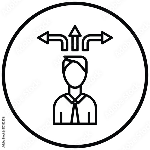 Business Ways Icon Style