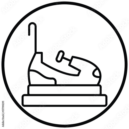 Bumper Cars Icon Style