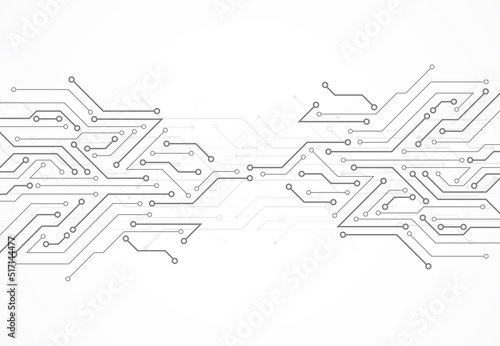 Abstract digital background with technology circuit board texture. Electronic motherboard illustration. Communication and engineering concept. Vector illustration