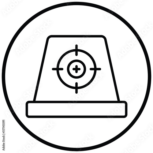 Red Dot Sight Icon Style