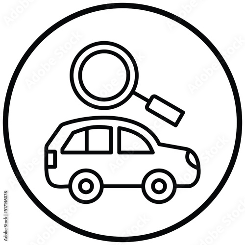 Car Finder Icon Style