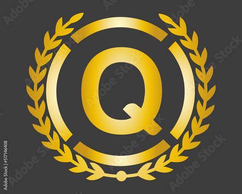 Q Luxury Logo template in vector for Restaurant, Royalty, Boutique, Cafe, Hotel, Heraldic, Jewelry, Fashion and other vector illustration
