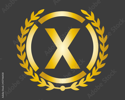 X Luxury Logo template in vector for Restaurant, Royalty, Boutique, Cafe, Hotel, Heraldic, Jewelry, Fashion and other vector illustration