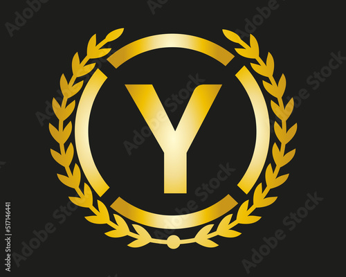 Y Luxury Logo template in vector for Restaurant, Royalty, Boutique, Cafe, Hotel, Heraldic, Jewelry, Fashion and other vector illustration