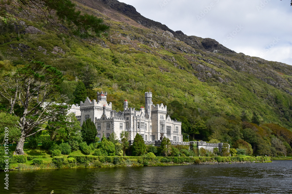 Kylmore Abbey school and garden in Ireland